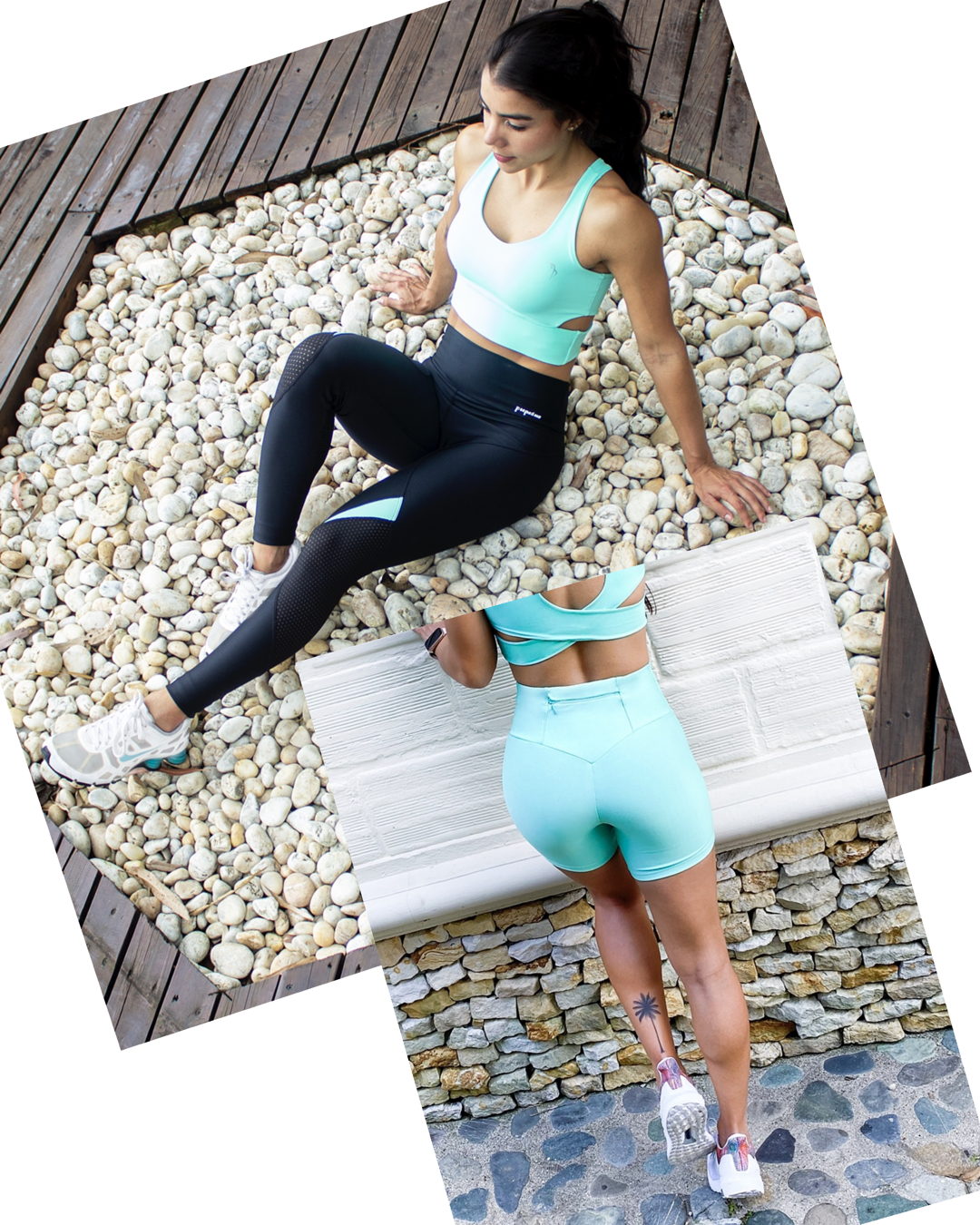 Set Martinica Aguamarina + Biker