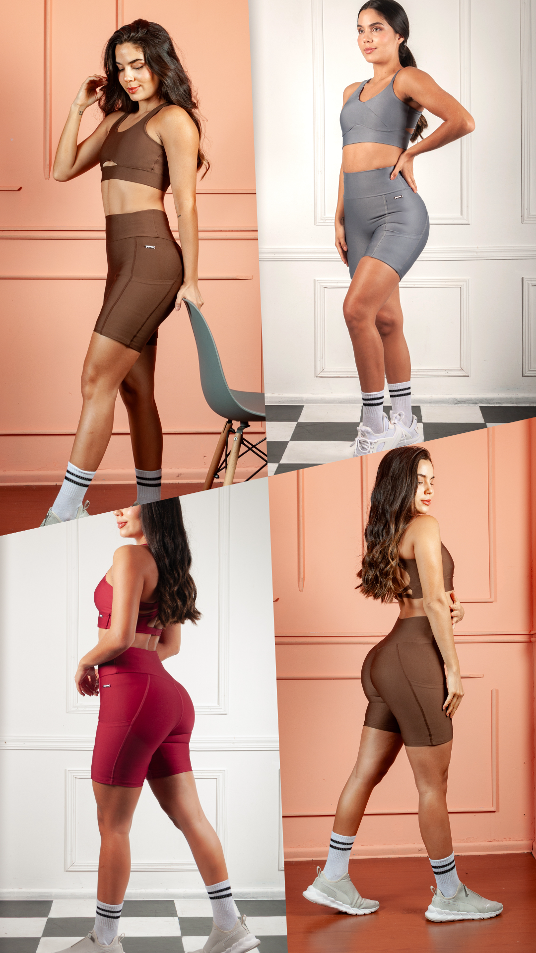 New! Biker Bolsillos laterales 3 colores disponibles.